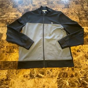 Original Penguin navy/baby blue zip up track jacket